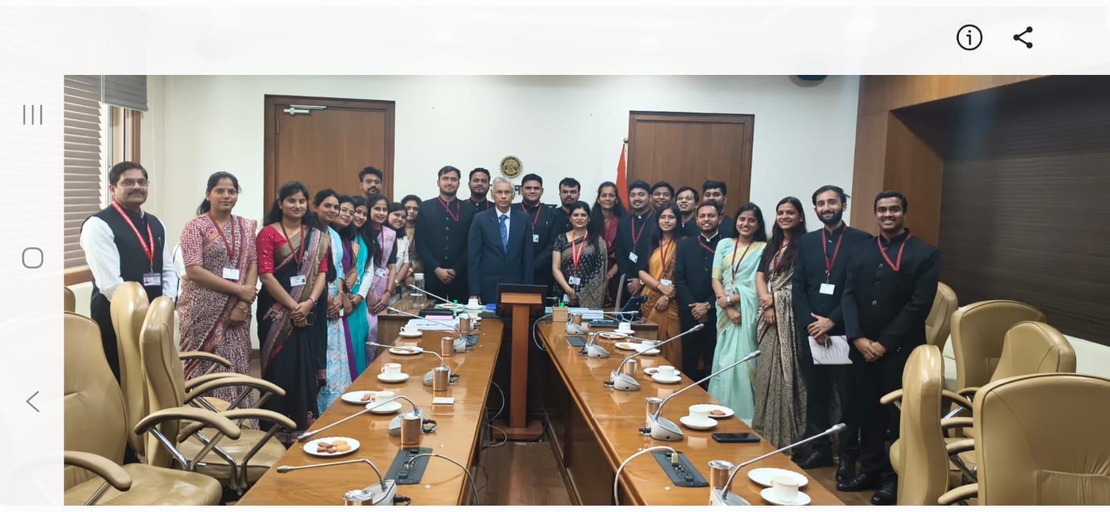 मुख्य सचिव से परिवीक्षाधीन उप जिलाध्यक्षों की सौजन्य भेंट